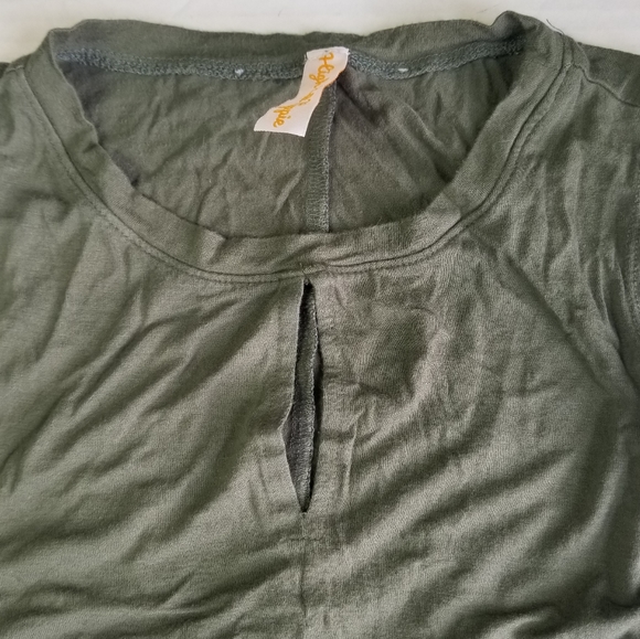 HIGH END HIPPIE Sleeveless Swing Keyhole Mini Sun Dress - Picture 5 of 9